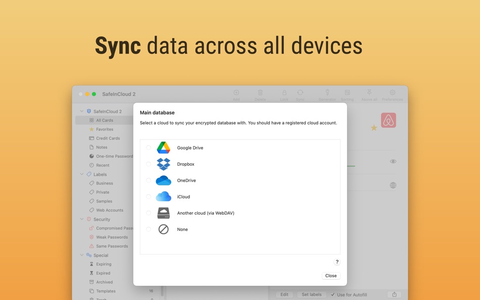 #2. Passwords & Codes-Safe (macOS) Podle: SAFEINCLOUD SAS