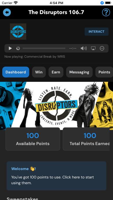 The Disruptors 106.7 FM Screenshot