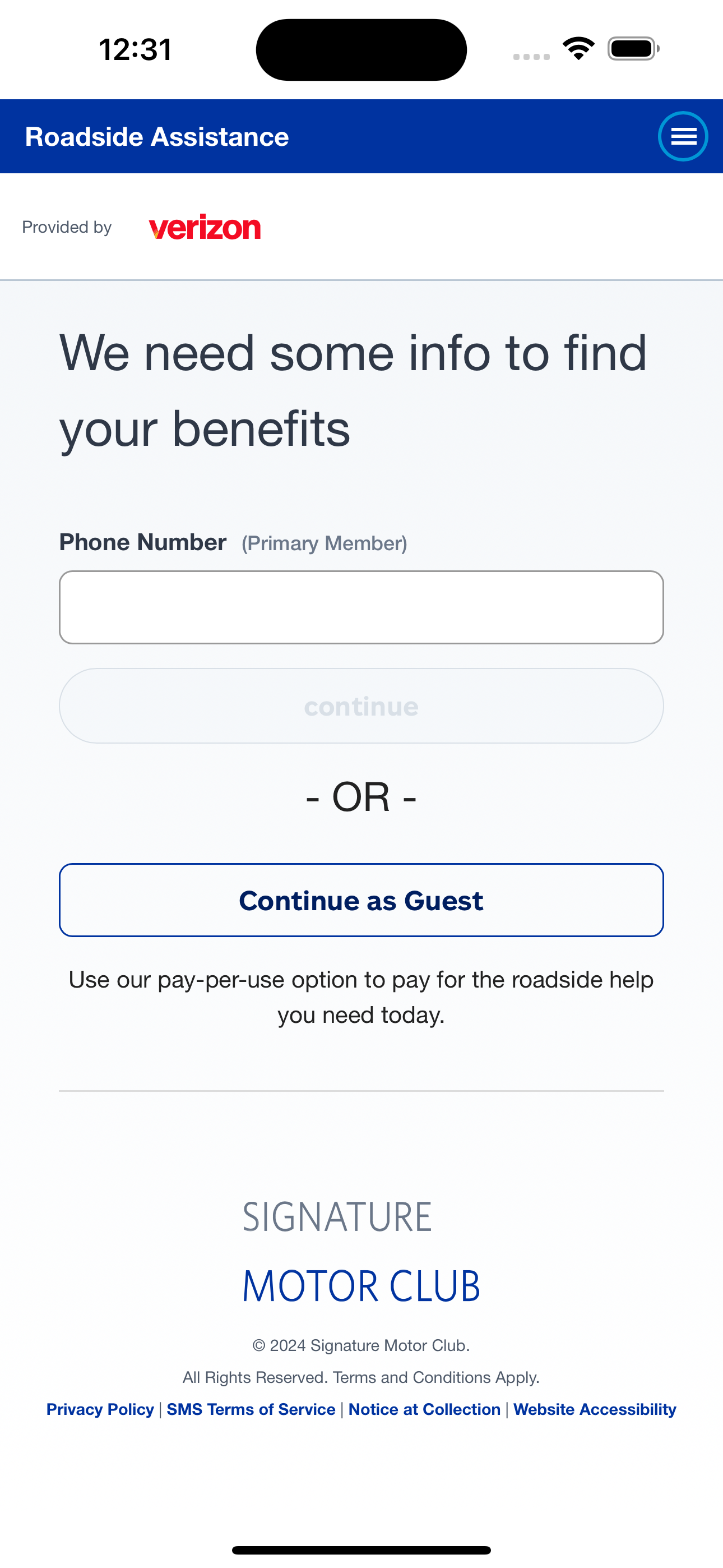 Verizon Roadside Assistance