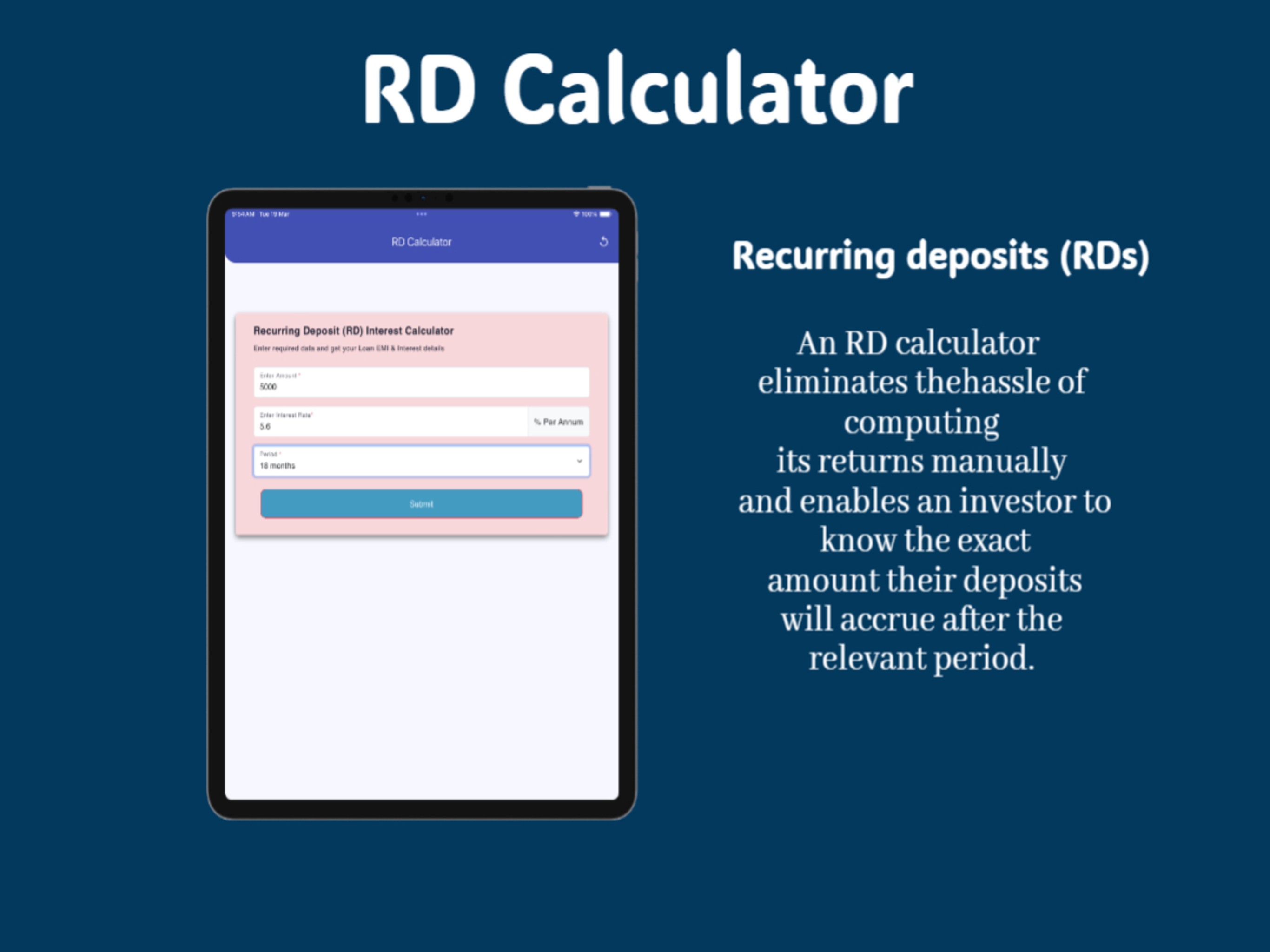 RD Calculator