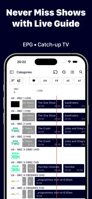 IPTV One: TV & Movie Player iPhone screenshot 5