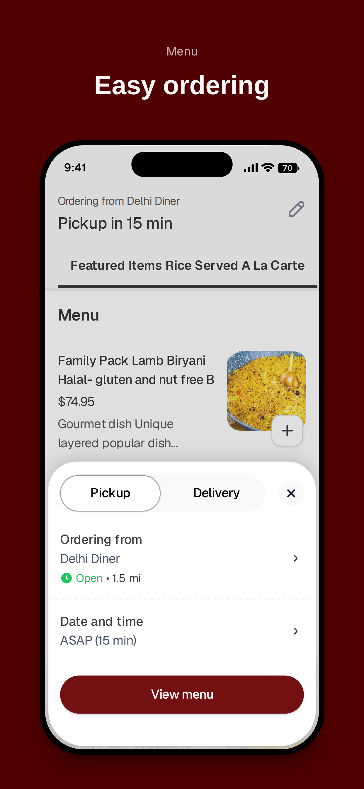 Delhi Diner To Go screenshot 3