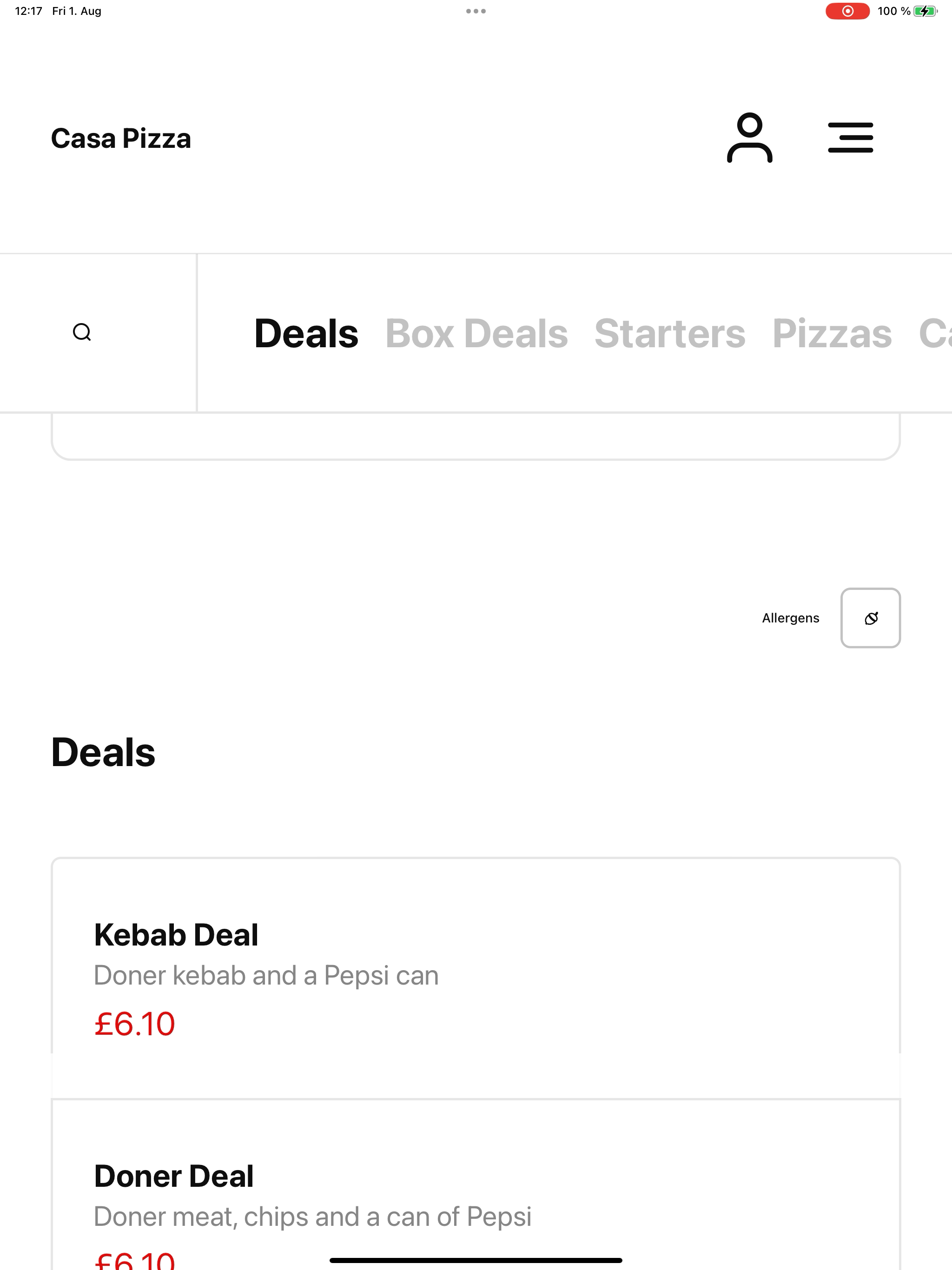 Casa Pizza Greetland screenshot 7