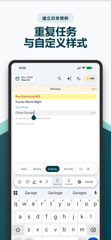 Weeklo: 周计划与待办事项 screenshot