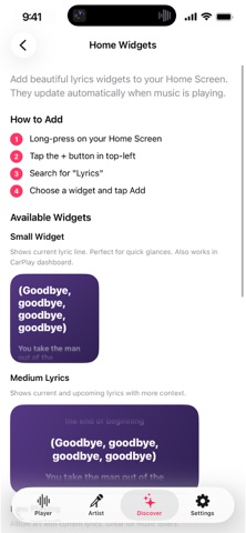 Dynamic Lyrics iPhone screenshot 7