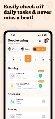 Pet Care Tracker - Crittr Screenshot 1 of 6