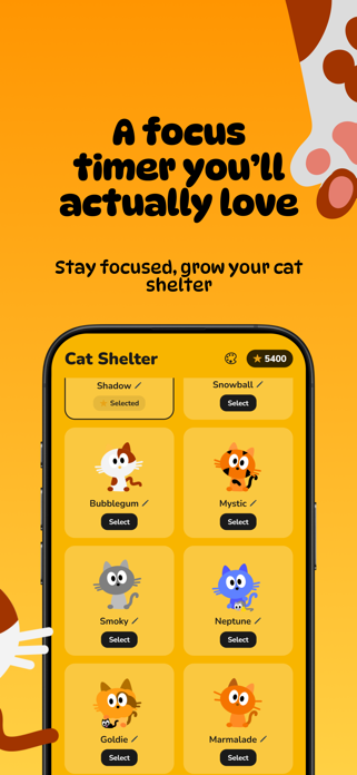 Focus Cat Timer Shelter Screenshot 4 of 6