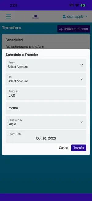 CerescoBank Mobile screenshot 3