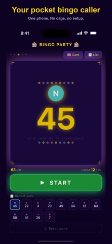 Bingo Caller Party Screenshot 1 of 4