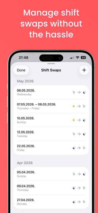 RotaFlow: Shift Rota Calendar Screenshot 5 of 8