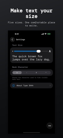 Type Shhh Screenshot 3 of 5
