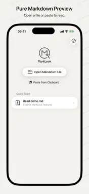 MarkLook - Markdown Reader screenshot 1