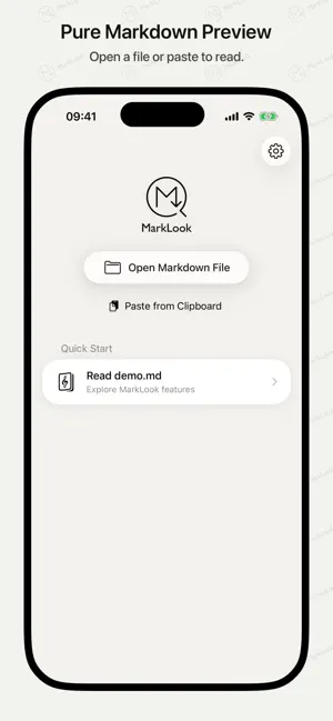 MarkLook - Markdown Reader screenshot 1