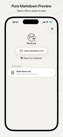 MarkLook - Markdown Reader Screenshot 1 of 5
