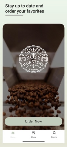 Coffee Tree Roasters iPhone screenshot