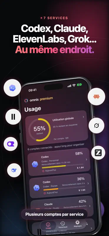 Omnis - AI Usage screenshot 2 of 6