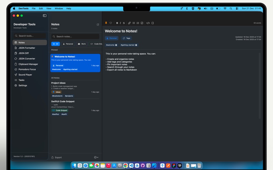 #1. DevTools: Faster Coding (macOS) Av: Giang Phan Ba
