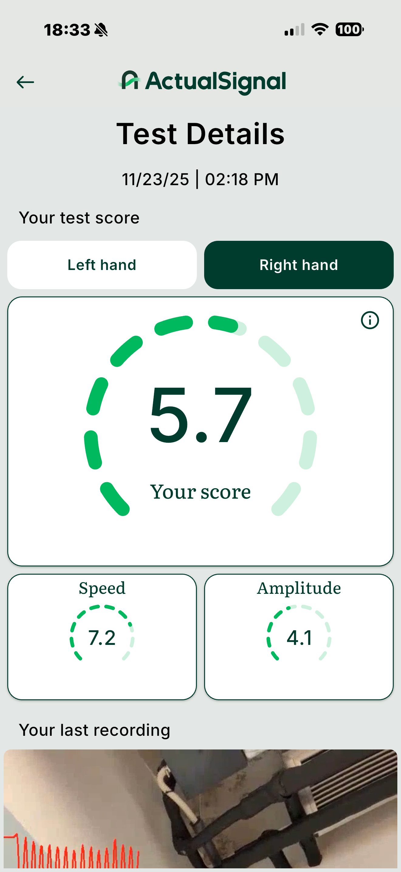 ActualSignal screenshot 2