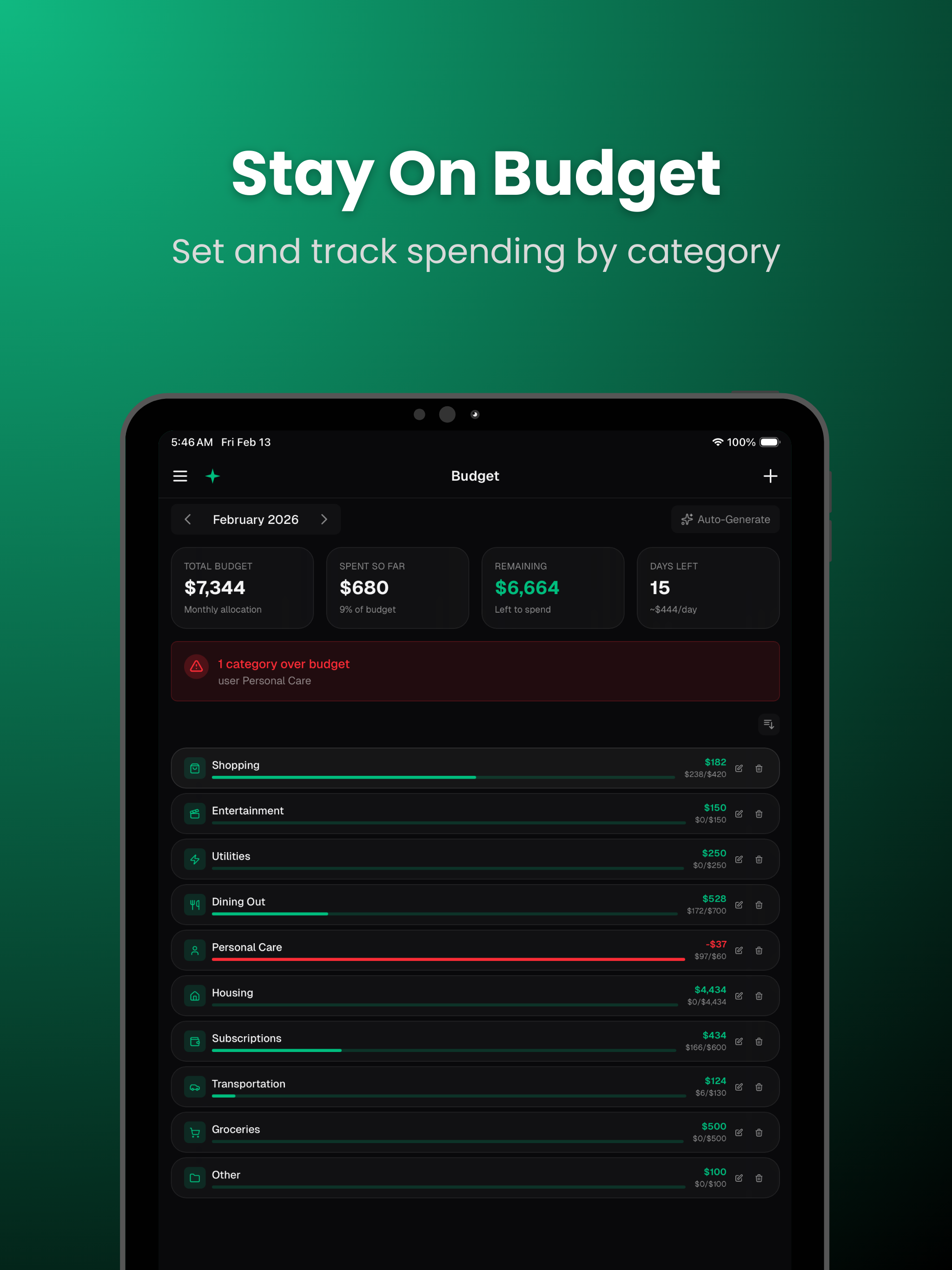 Whealth: AI Personal Finance