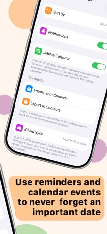 Jubilee: Event Tracker iPhone screenshot