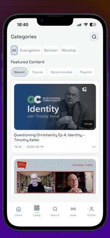Gospel Channel 福音频道基督教讲道灵修视频大全 iPhone screenshot