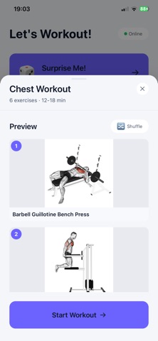 Workout Cards Screenshot 2 of 4