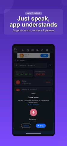 Expense Tracker – Budget screenshot