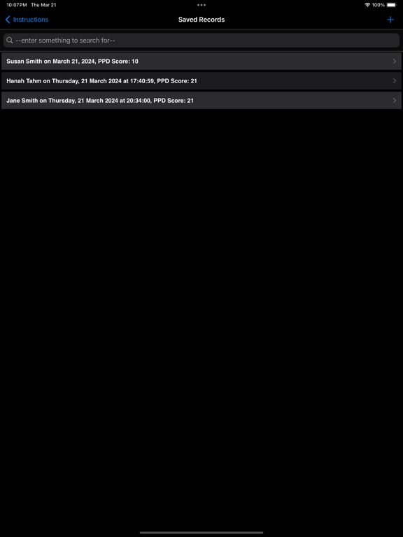 Screenshot #5 pour PPD Screening