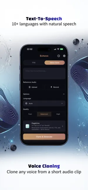 Echovo - TTS & Voice Cloning screenshot 2
