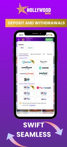 Hollywoodbets - Sport & Casino iPhone screenshot 5