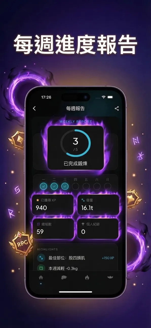GymLevels: Ranked Gym Workouts iOS Mod IPA screenshot 5 - iOS app interface