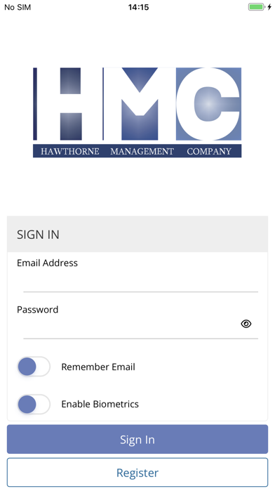 Hawthorne Management Company Screenshot