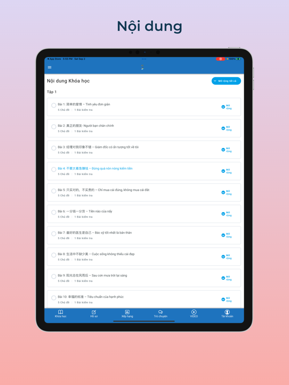 Screenshot #5 pour HSK online - Học tiếng Trung