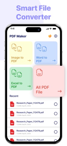 PDF Maker~ Image to PDF Screenshot 1 of 4