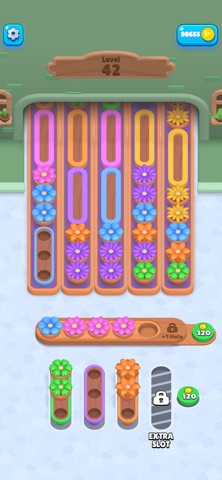 Bloom Bloom: Flower Sort iPhone screenshot