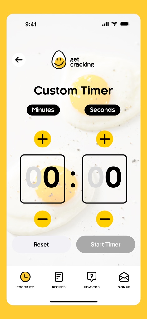 Egg Timer - Food & Drink App | MWM