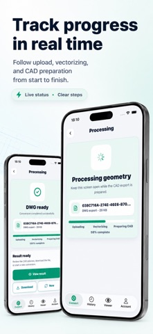 PDF to DWG CAD Converter iPhone screenshot