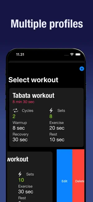 Strong Tabata and HIIT timer screenshot 2