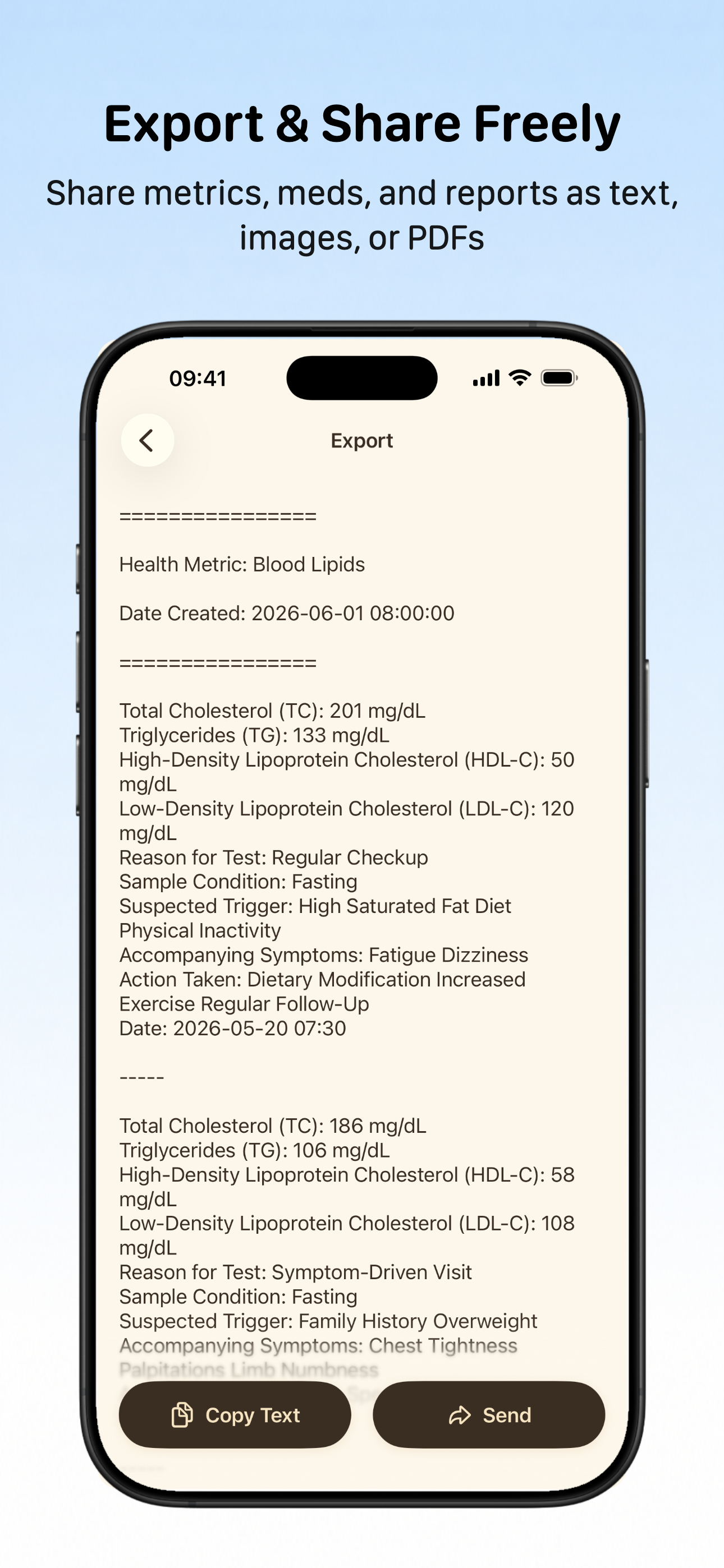 TrackWell Family Health Manage screenshot 10