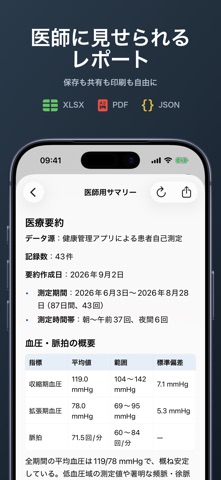 血圧管理日記 高血圧 記録 健康管理 のスクリーンショット