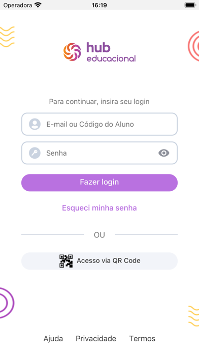 Hub Educacional Screenshot