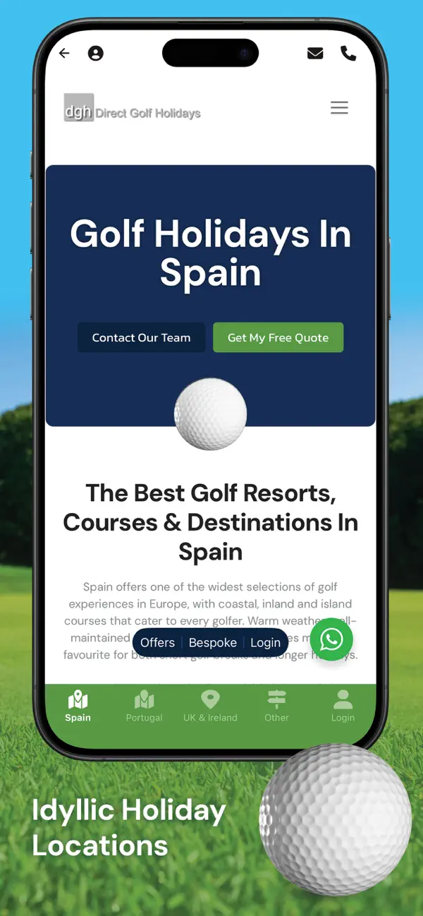 Screenshot #2 pour Direct Golf Holidays App