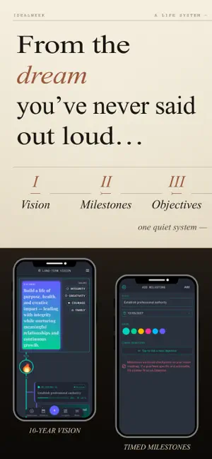 IdealWeek: Life Goal Tracker screenshot 1