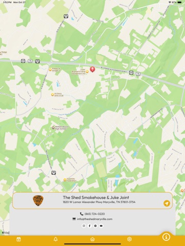 The Shed Maryville iPad screenshot