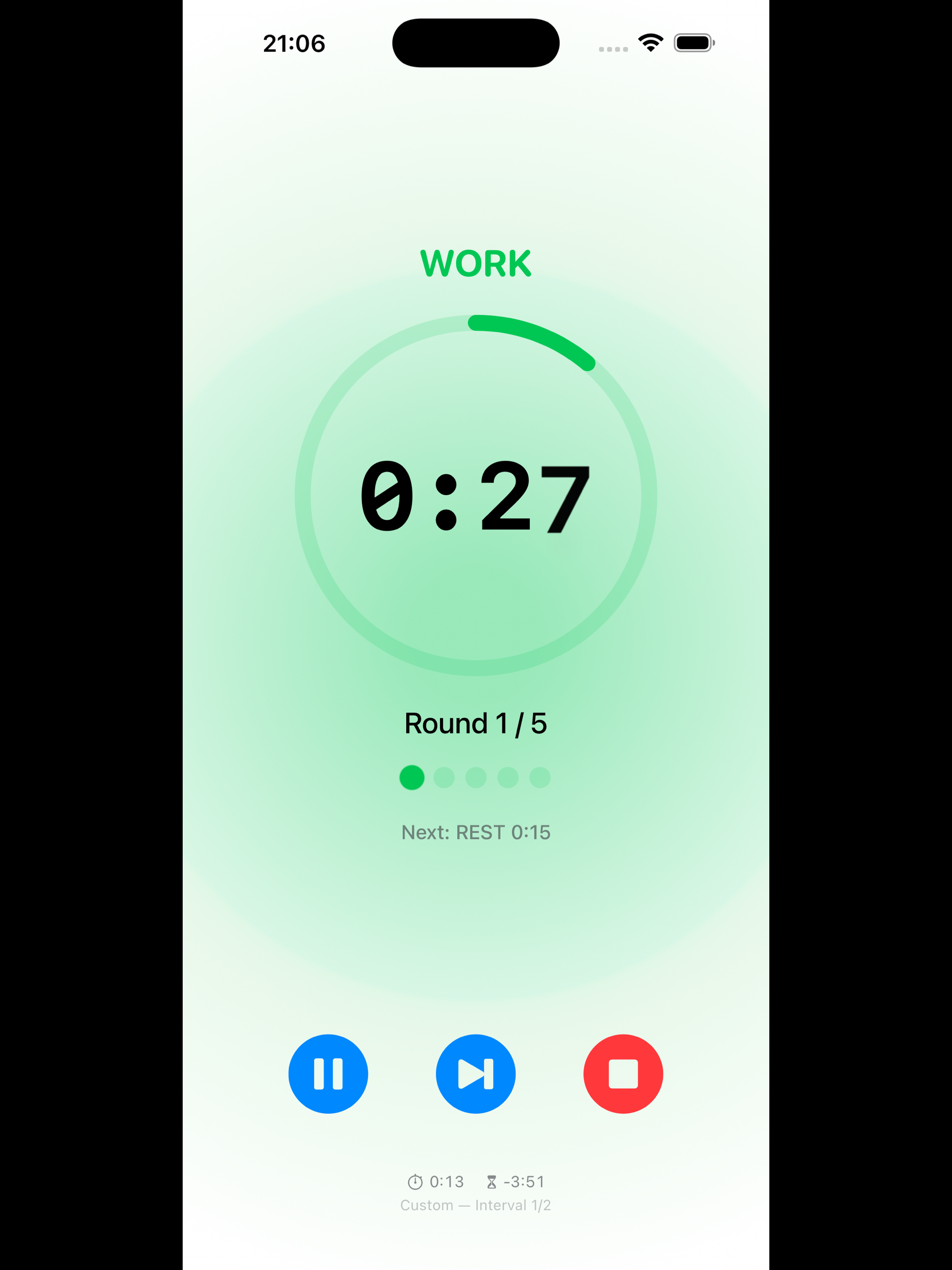 RoundTimer: Interval Timer screenshot 5