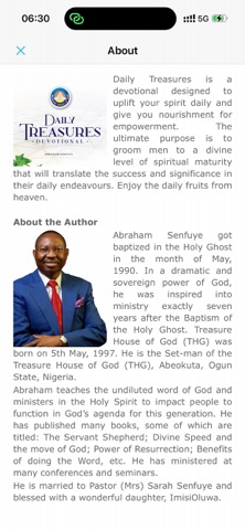 Daily Treasure Devotional Screenshot 2 of 5