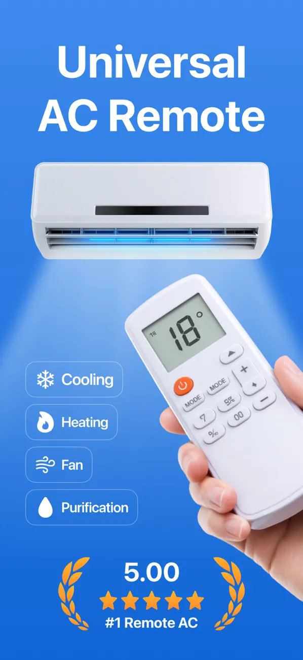 #1. Universal AC Remote Control +‧ (iOS) De: MSM utility and useful apps for entertainment and productivity