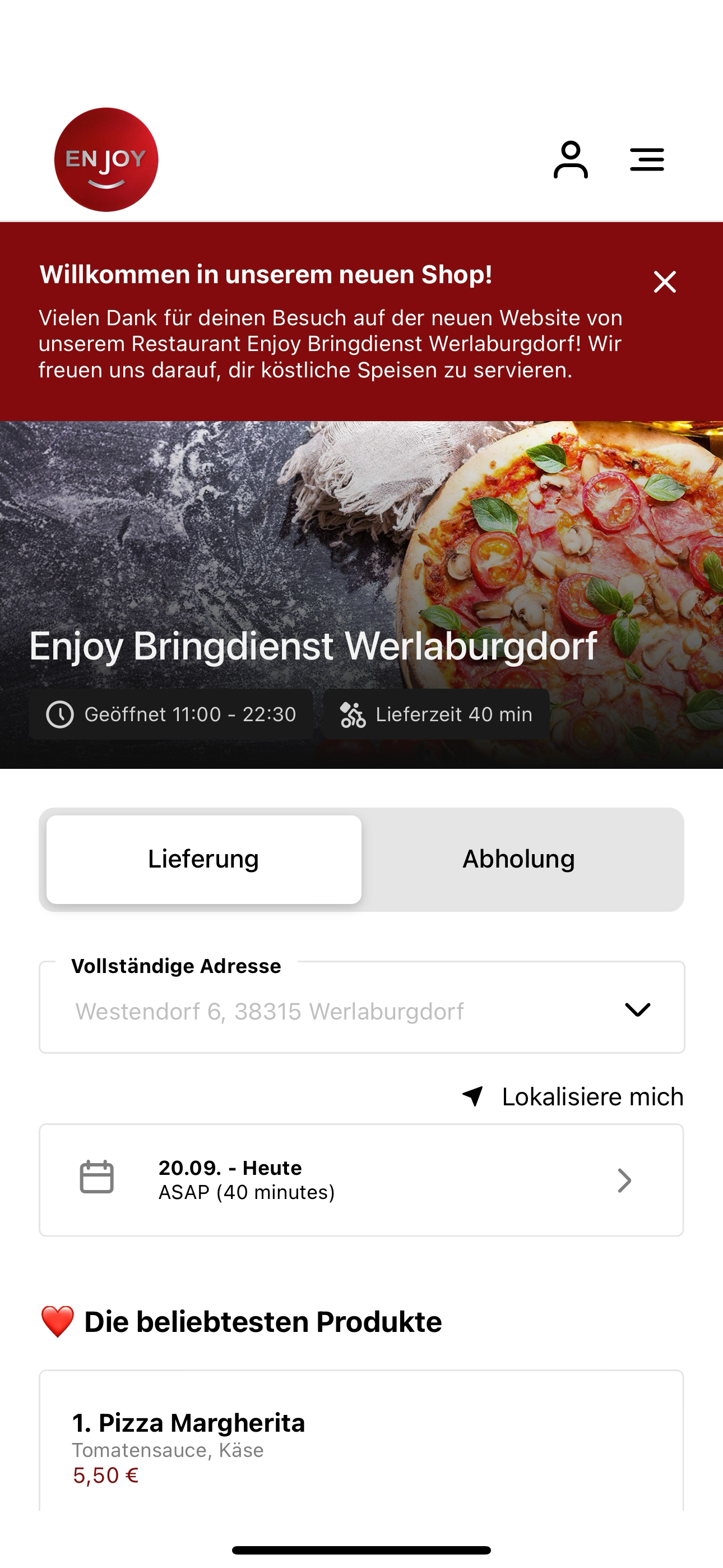 Enjoy Bringdienst screenshot 3