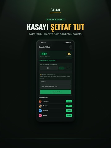 Falso · Halısaha iPad screenshot
