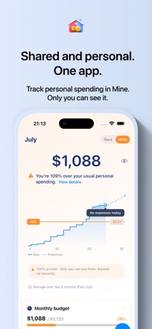 Shared Expenses - Couplesplit Screenshot 2 of 10